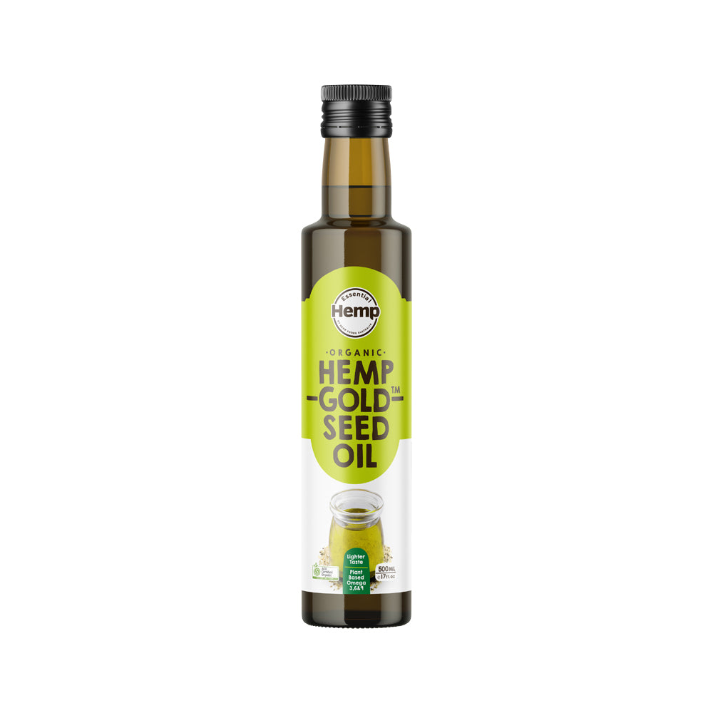 Essential Hemp Organic Hemp Seed Oil Gold 500ml