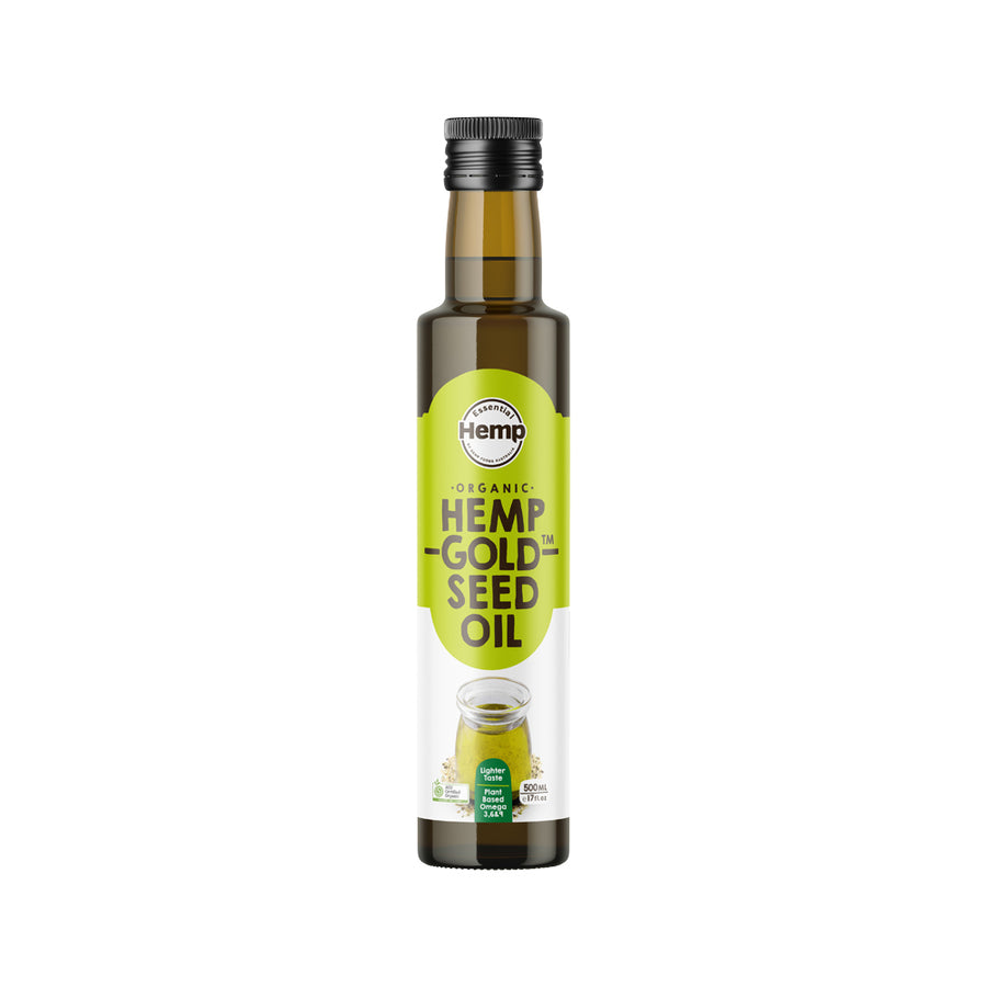 Essential Hemp Organic Hemp Seed Oil Gold 500ml