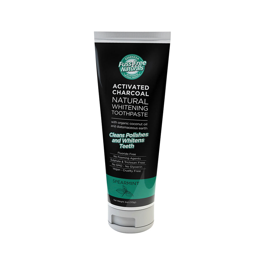 Essenzza Fuss Free Toothpaste Activ Charcoal Spearmint 113g