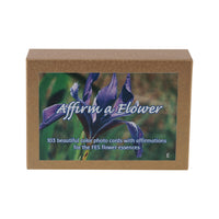 Affirm A Flower Photo Cards with Affirmations for the FES Flower Essences 103 Cards