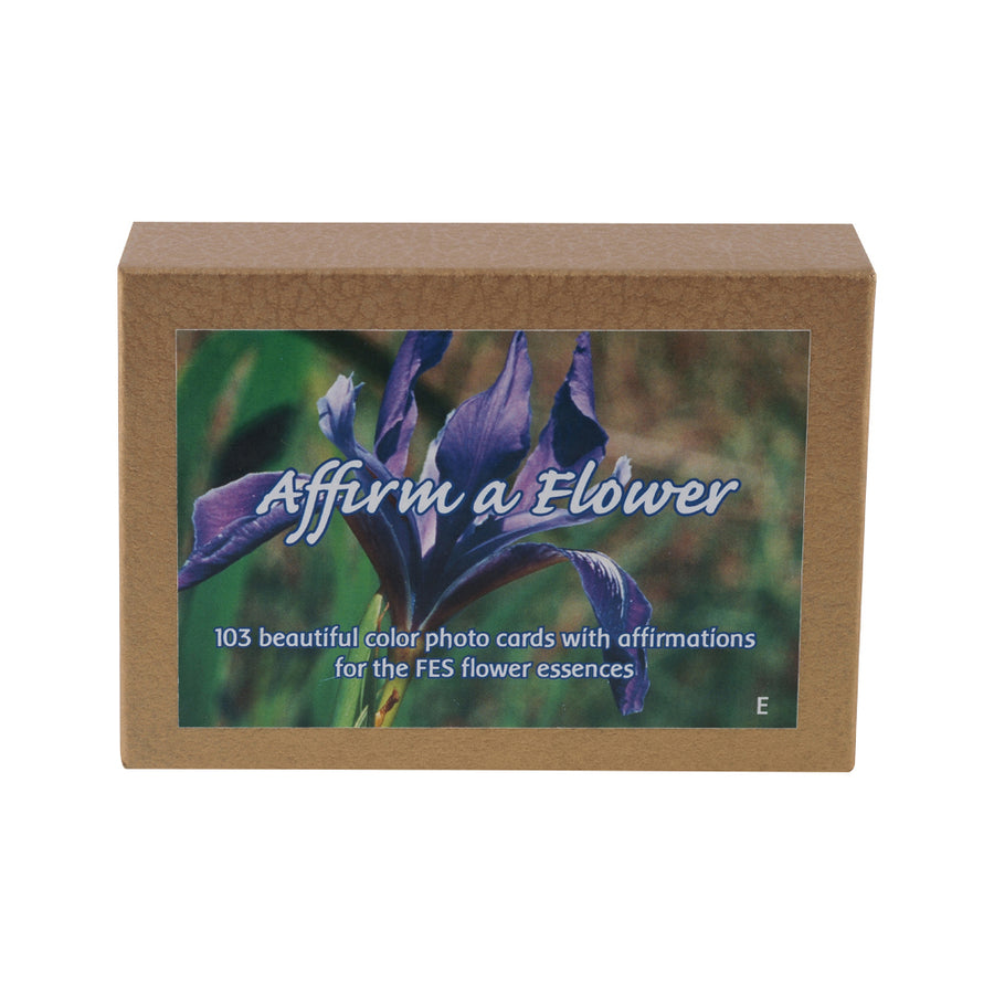 Affirm A Flower Photo Cards with Affirmations for the FES Flower Essences 103 Cards