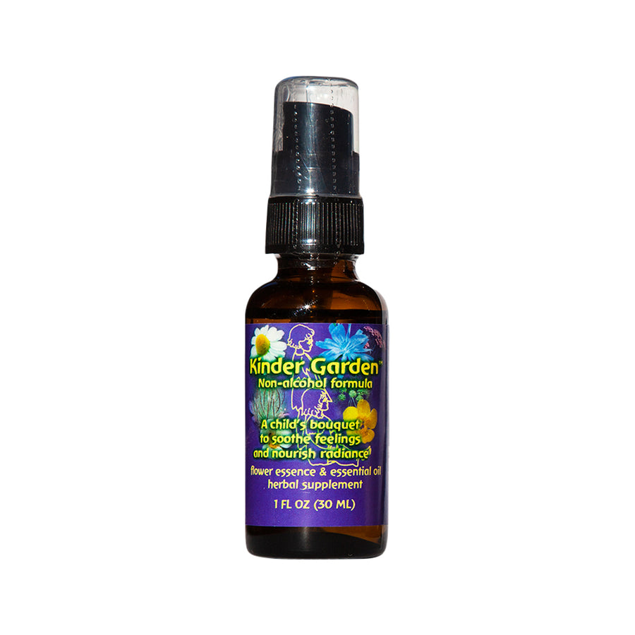 Kinder Garden Non Alcohol Formula Flower Essence and Essential Oil Herbal Supplement Spray 30mL