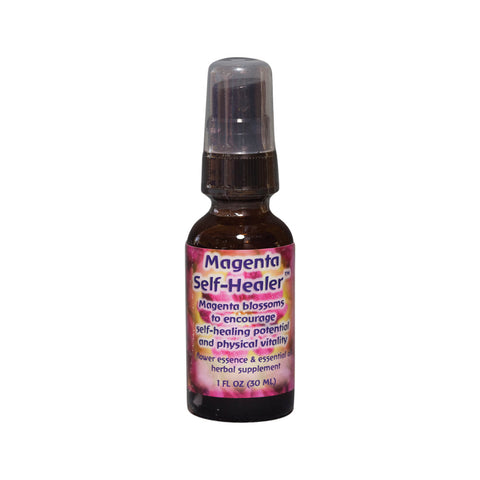 Magenta Self Healer Flower Essence and Essential Oil Herbal Supplement 30ml