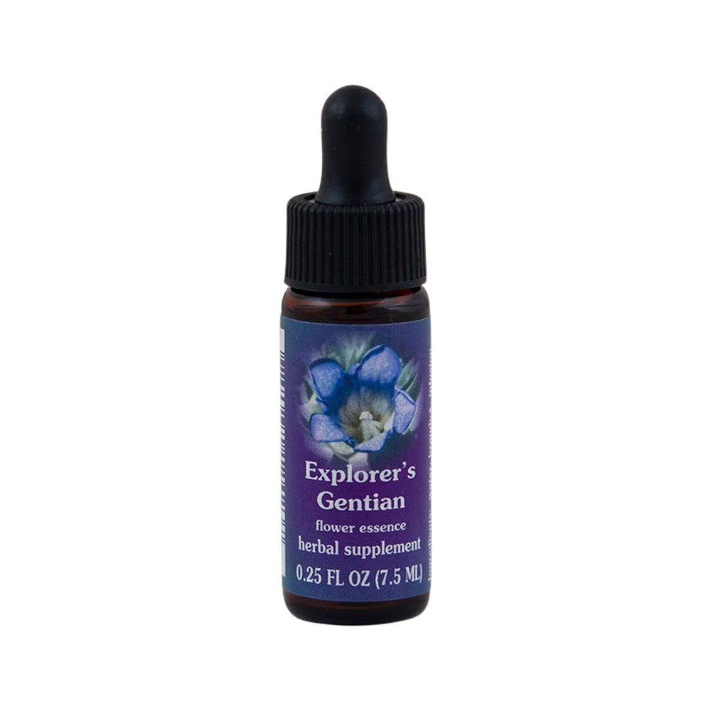 Explorer's Gentian Flower Essence Herbal Supplement 7.5mL