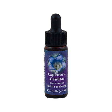 Explorer's Gentian Flower Essence Herbal Supplement 7.5mL