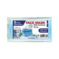 EverFresh Face Mask with Earloop 3 Ply