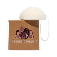 Femme Organic Konjac (Face) Sponge White