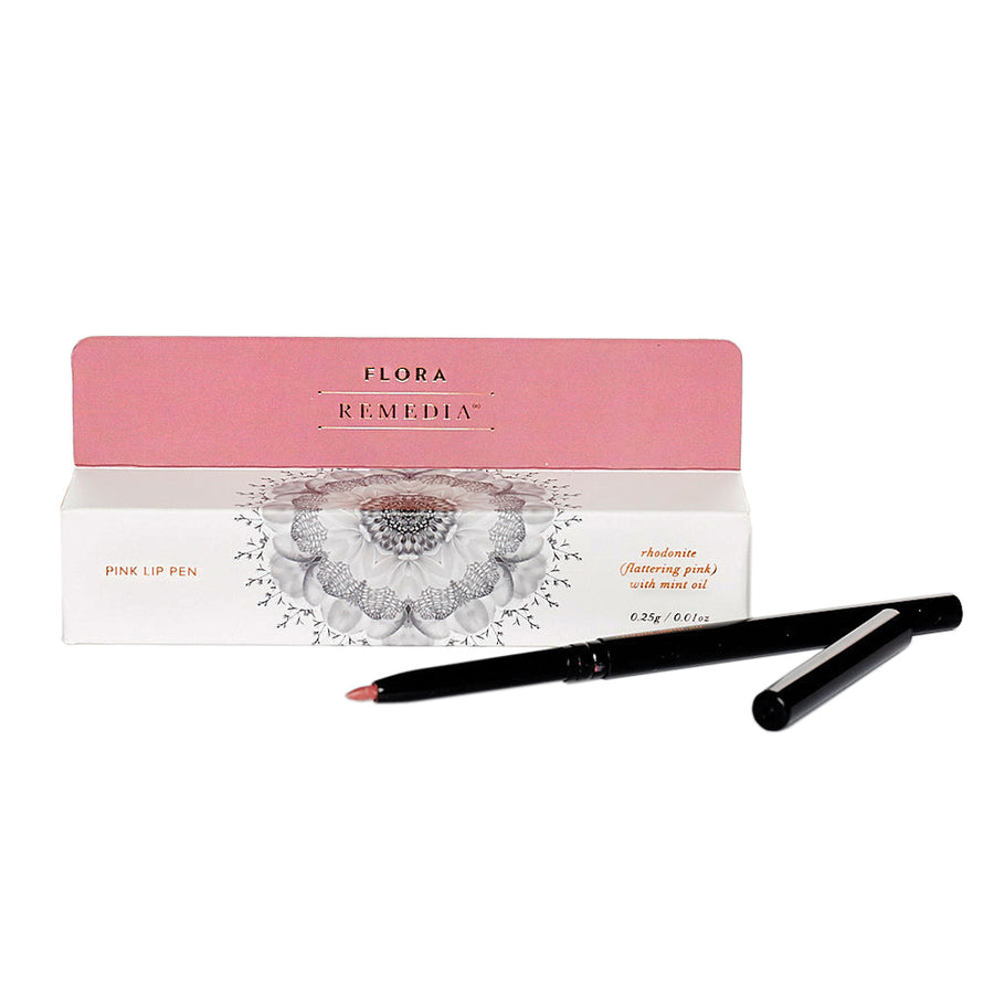 Flora Remedia Lip Pen Pink (Rhodonite with Mint Oil) 0.25g