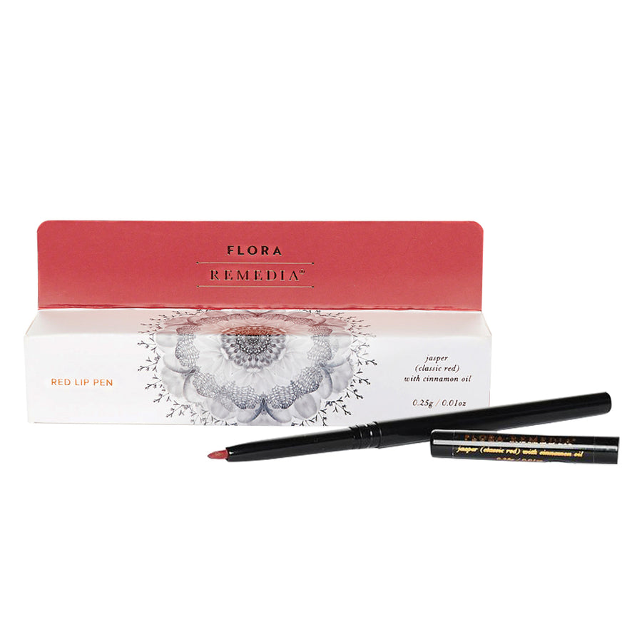 Flora Remedia Red Lip Pen Jasper with Cinnamon Oil 0.25g