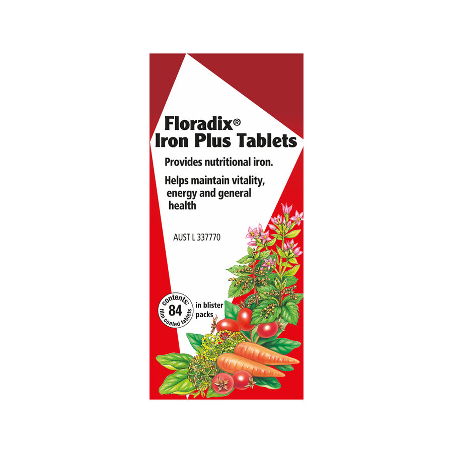 Floradix Iron Plus Tablets 84 Film Coated Tablets