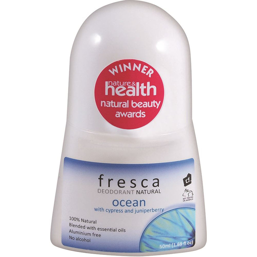 Fresca Natural Deodorant Ocean with Cypress and Juniper Berry