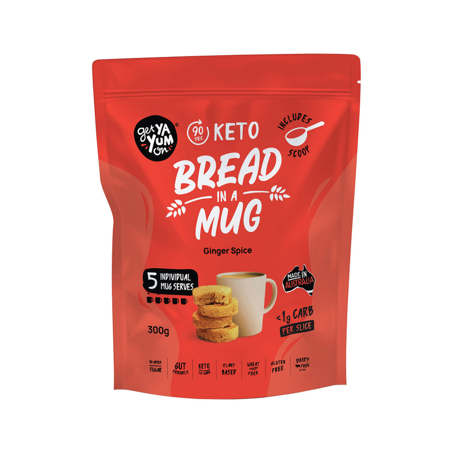 Get Ya Yum On Bread In A Mug Ginger Spice 300g
