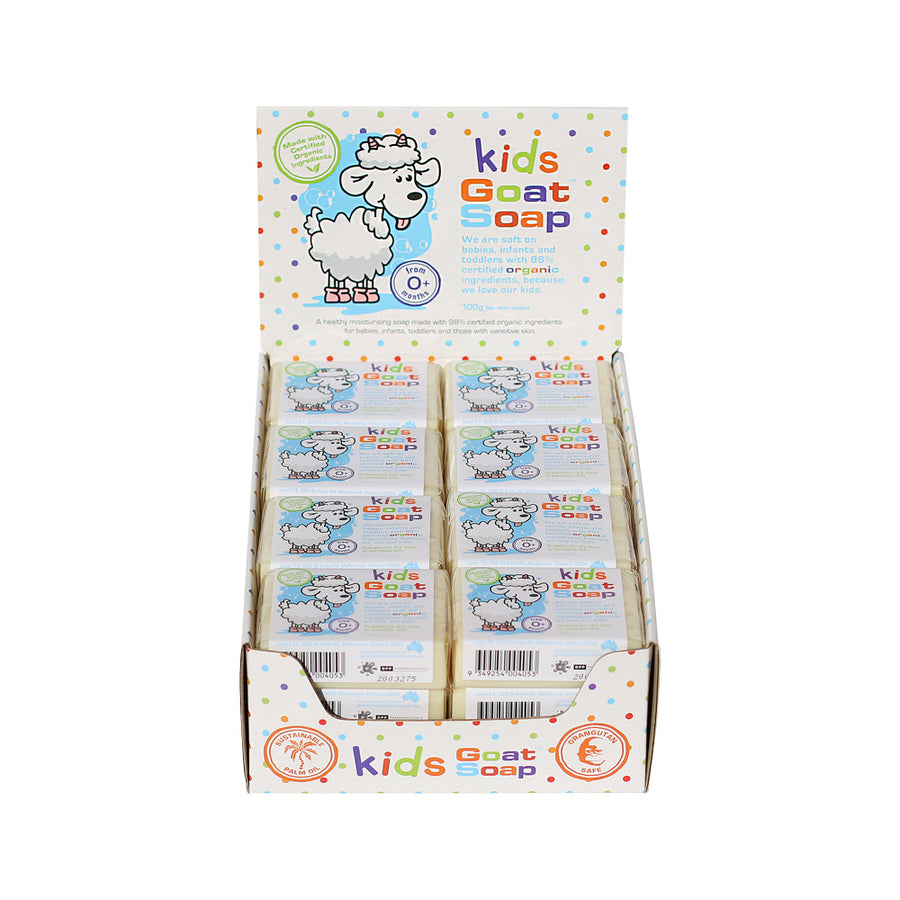 Goat Range Soap Bar Kids Organic 100g x 24 Display