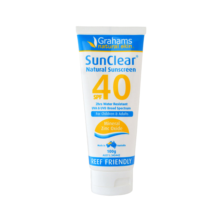 Grahams Natural SunClear Natural Sunscreen SPF 40 100g