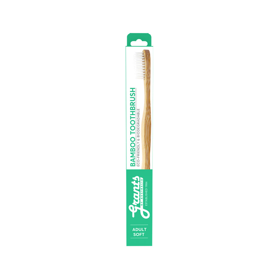 Grants of Australia Adult Soft Bamboo Toothbrush