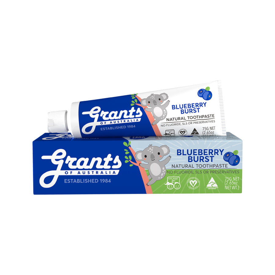 Grants of Australia Blueberry Burst Natural Toothpaste Kids 75g