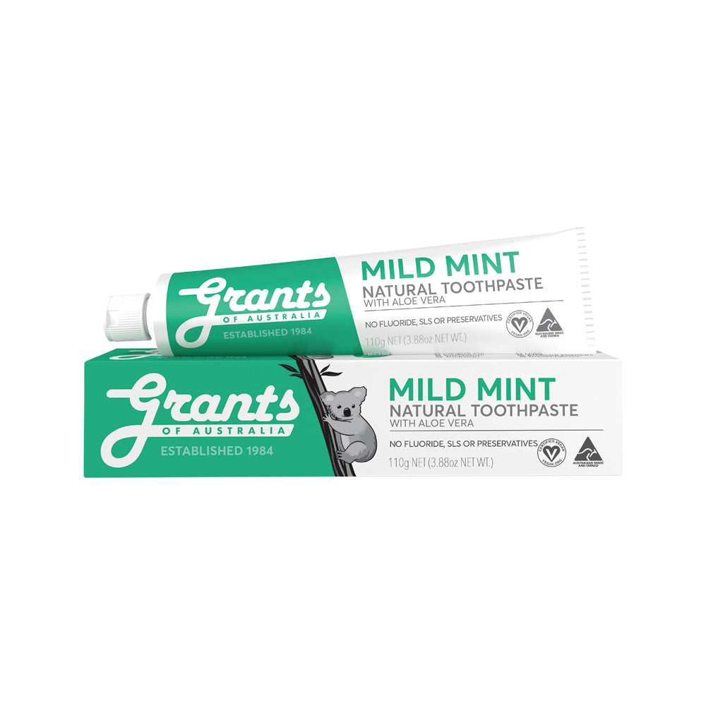 Grants Toothpaste Mild Mint with Aloe Vera 110g