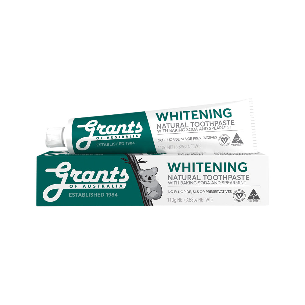 Grants Toothpaste Whitening with Baking Soda and Spearmint 110g