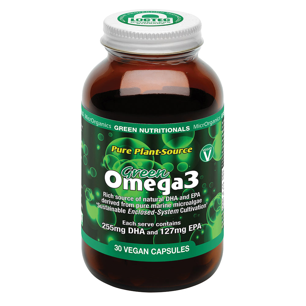 Green Nutritionals by Microrganics Green Omega3 30 Vegan Capsules