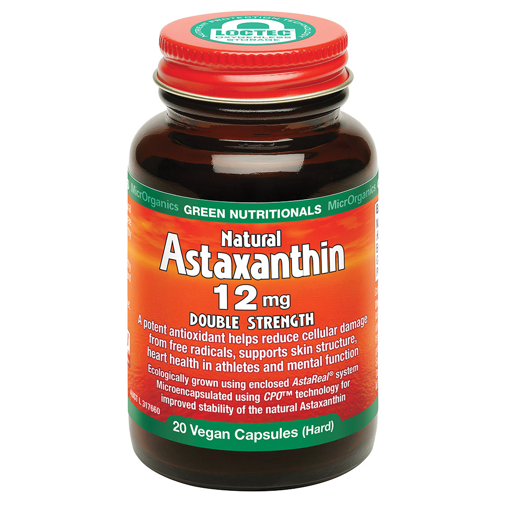 Green Nutrit by MicrOrganics Natural Astaxanthin 12mg 20vc