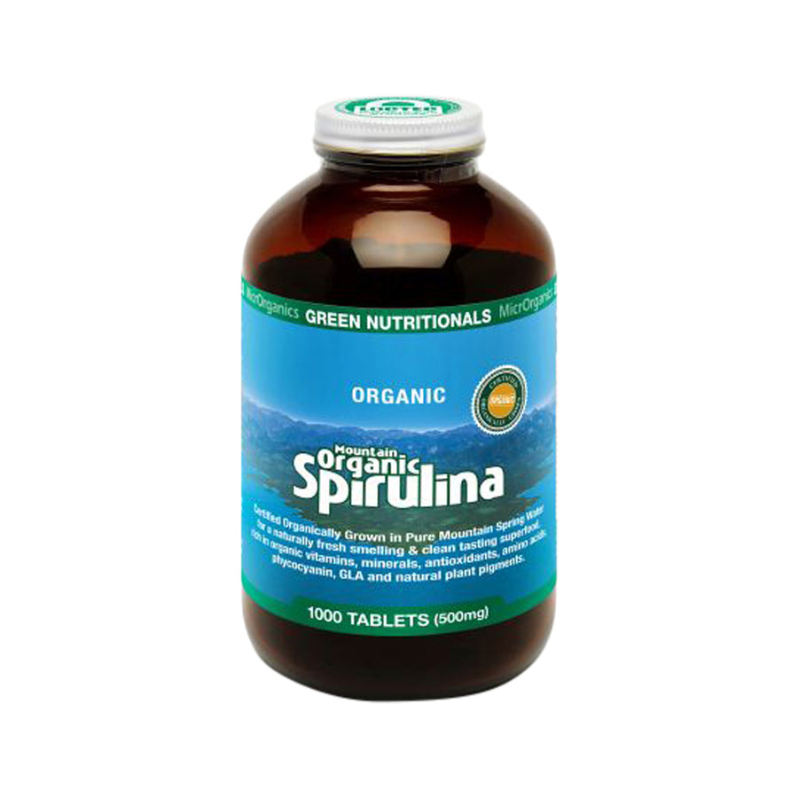 Green Nutrit by MicrOrganics Org Spirulina Mountain 500mg 1000t