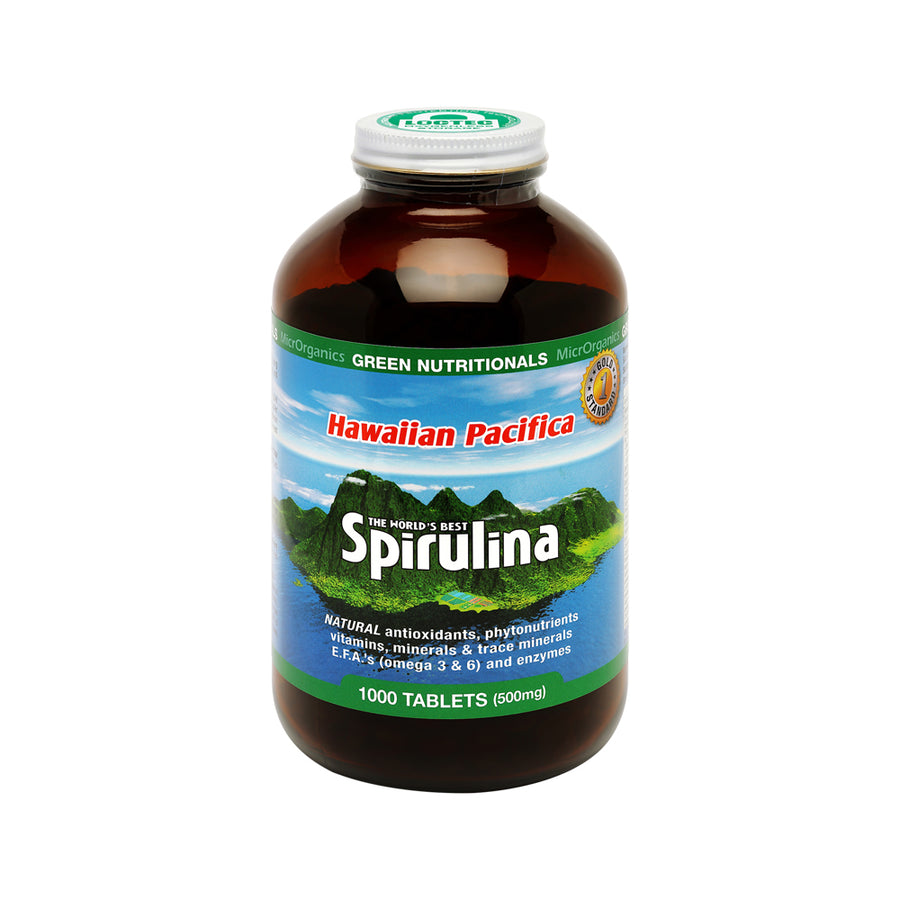 Green Nutrit by MicrOrganics Spirulina Hawaiian Pacifica 500mg 1000t