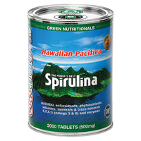 Green Nutrit by MicrOrganics Spirulina Hawaiian Pacifica 500mg 2000t