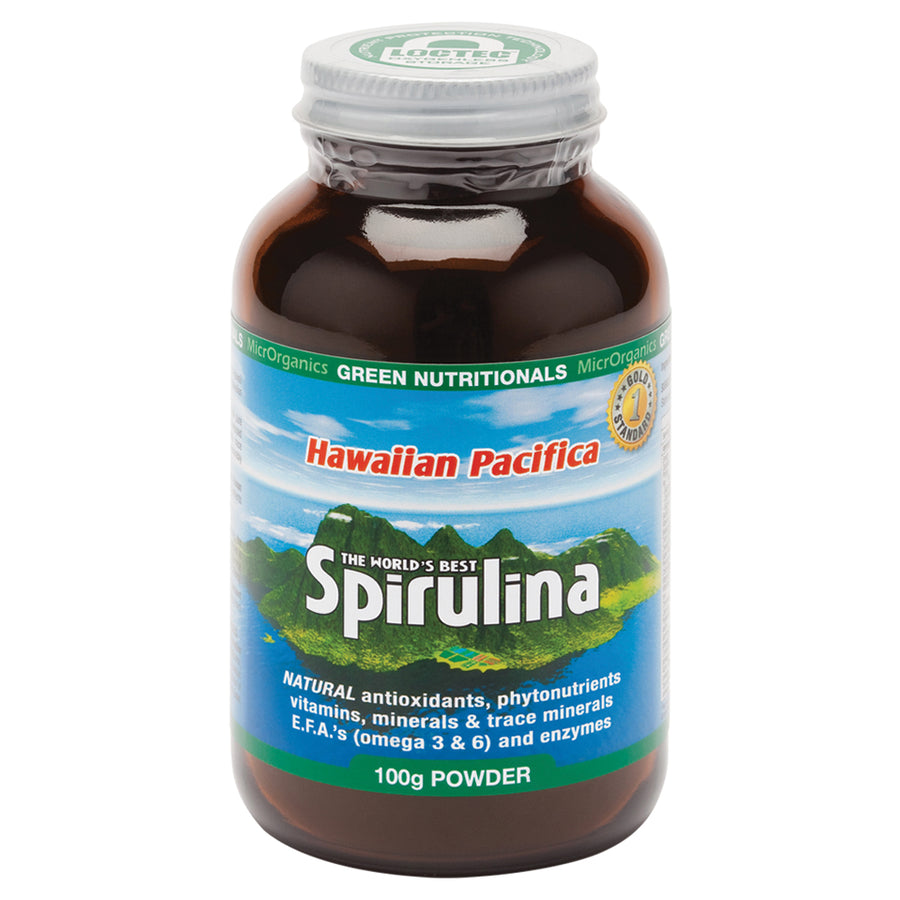 Green Nutritionals by MicrOrganics Hawaiian Pacifica Spirulina 100g