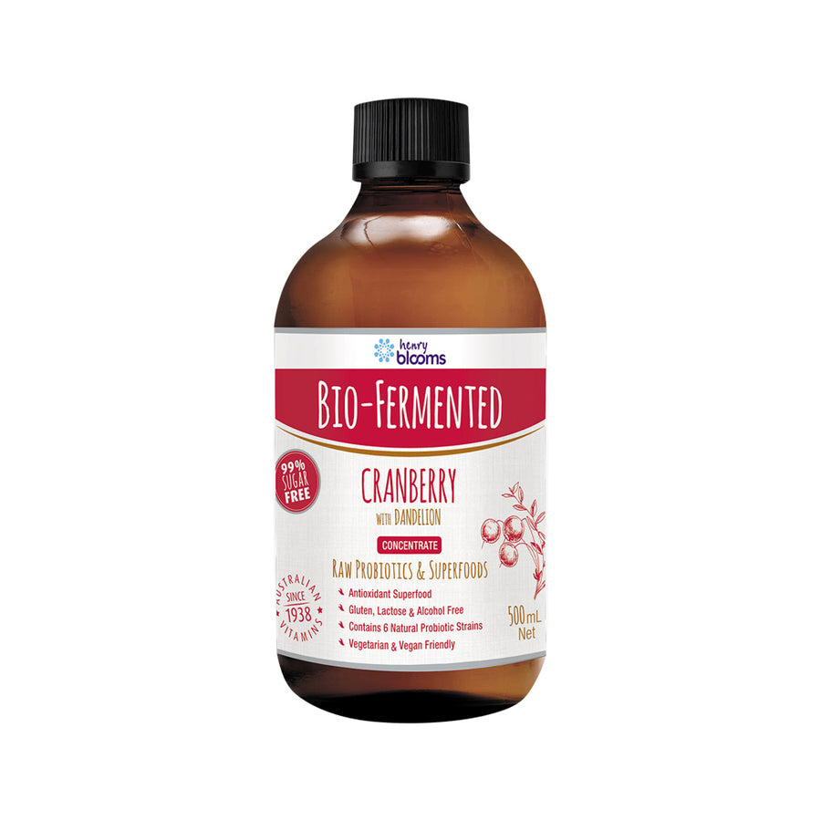 Henry Blooms Bio Fermented Cranberry with Dandelion Concentrate 500ml