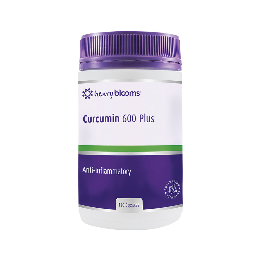 Henry Blooms Curcumin 600 Plus 120 Capsules