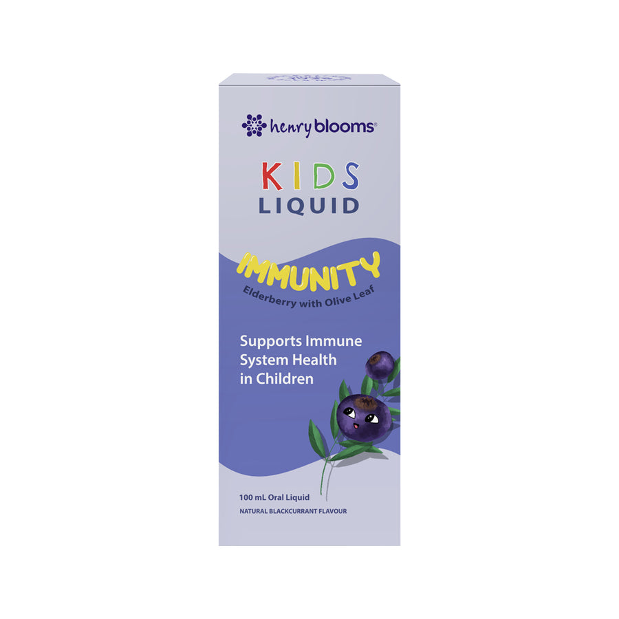 H.Blooms Kids Liquid Immunity Blackcurrant 100ml