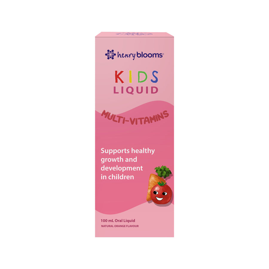 H.Blooms Kids Liquid Multi Vitamins Orange 100ml