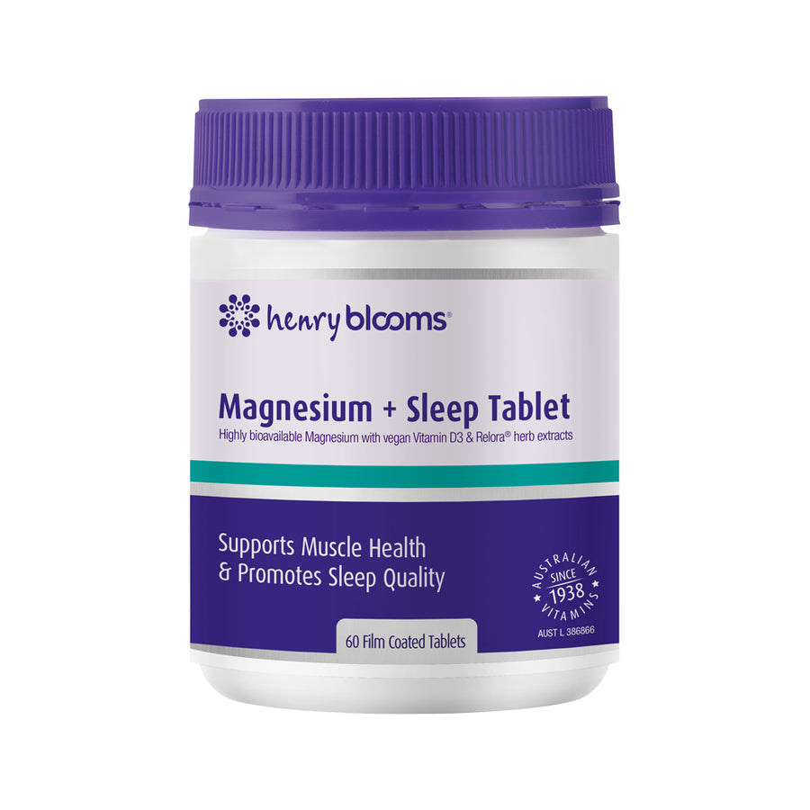Henry Blooms Magnesium Plus Sleep Tablet 60 Tablets