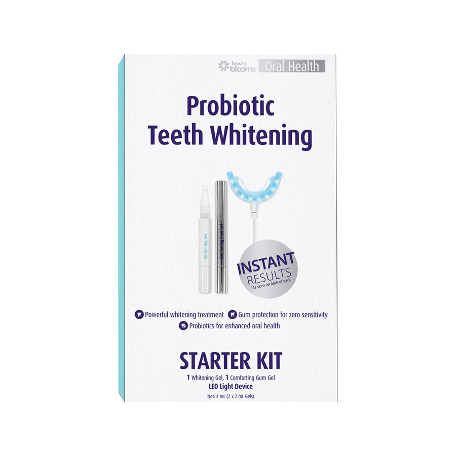 H.Blooms Oral Health Teeth Whitening Probiotic Starter Kit