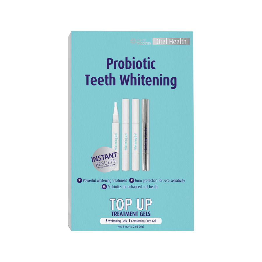 H.Blooms Oral Health Teeth Whitening Probiotic Top Up Treatment Gels