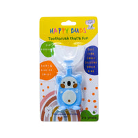 Happy Bubs Silicon U Shape Bear Blue Toothbrush