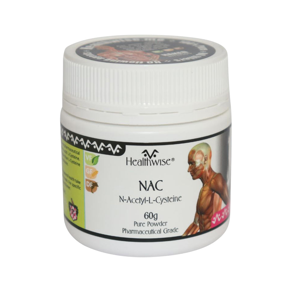 HealthWise NAC (N Acetyl Cysteine) 60g
