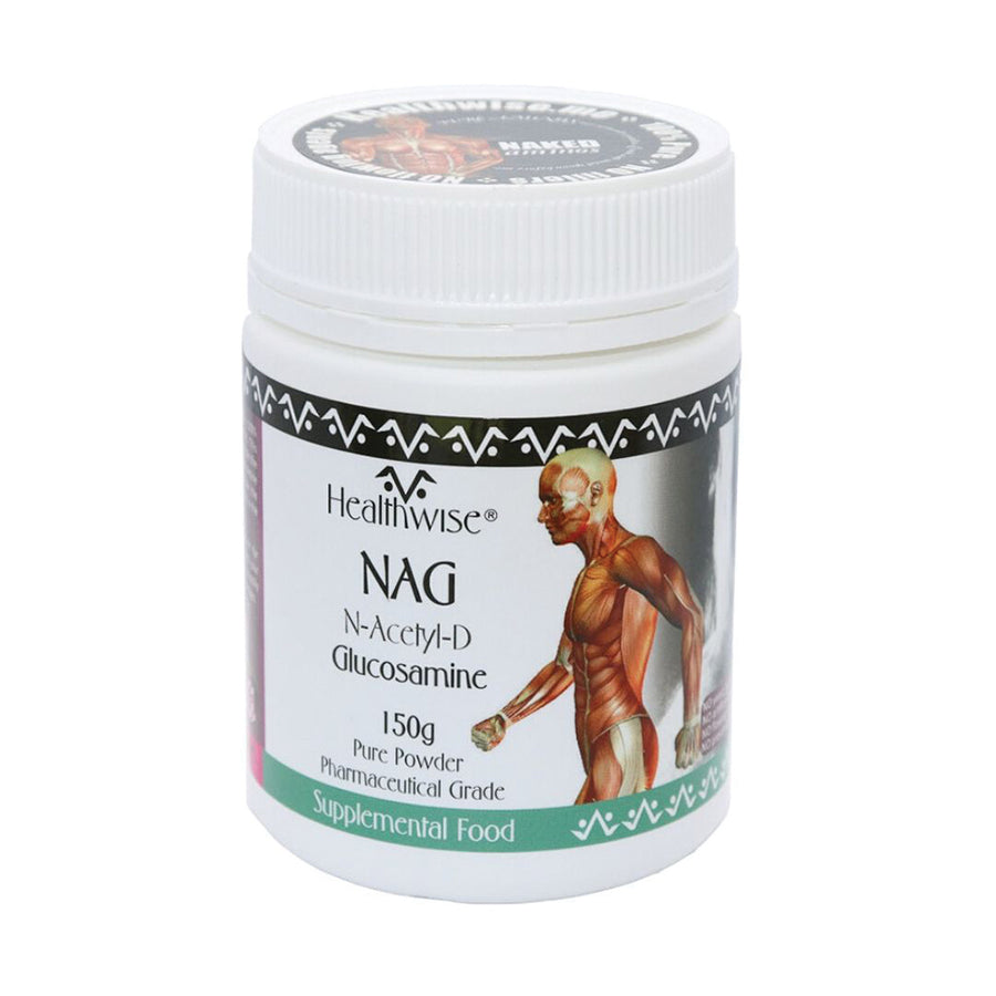 Healthwise NAG N Acetyl D Glucosamine Pure Powder 150g  