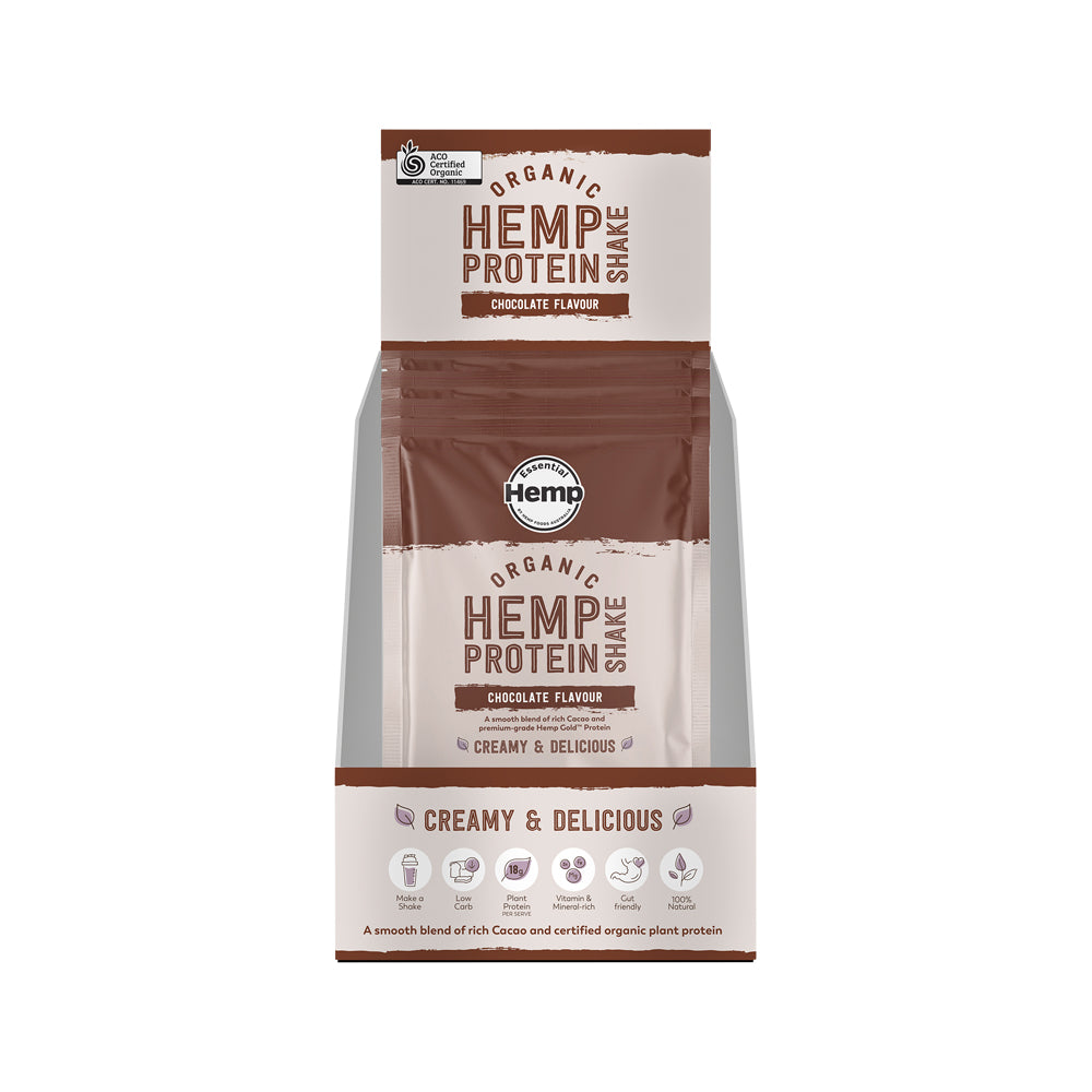 Hemp Essential Organic Hemp Protein Shake Chocolate Flavour 35g
