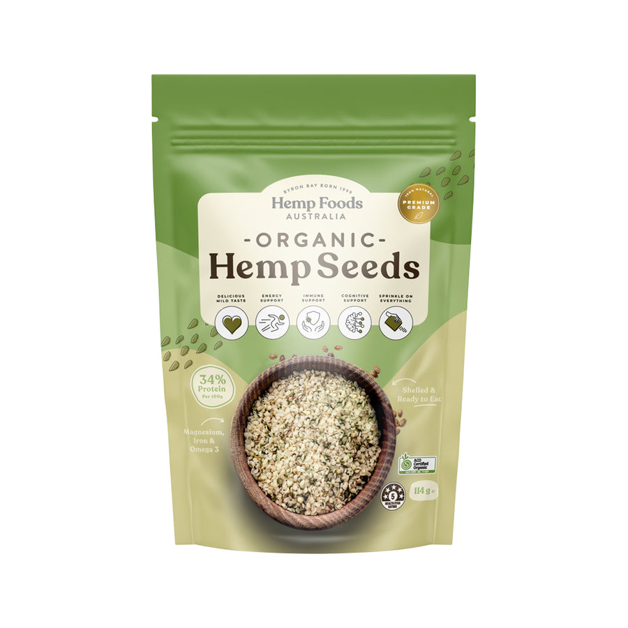 Hemp Foods Aust Organic Hemp Seeds (Hulled) 114g