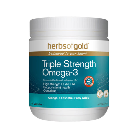Herbs of Gold Triple Strength Omega 3 150c