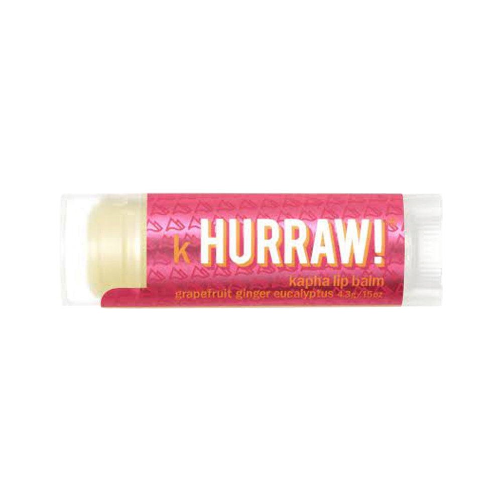 Hurraw! Org Lip Balm Kapha (Grapefruit,Ginger,Eucalyptus) 4.8g (OLD)