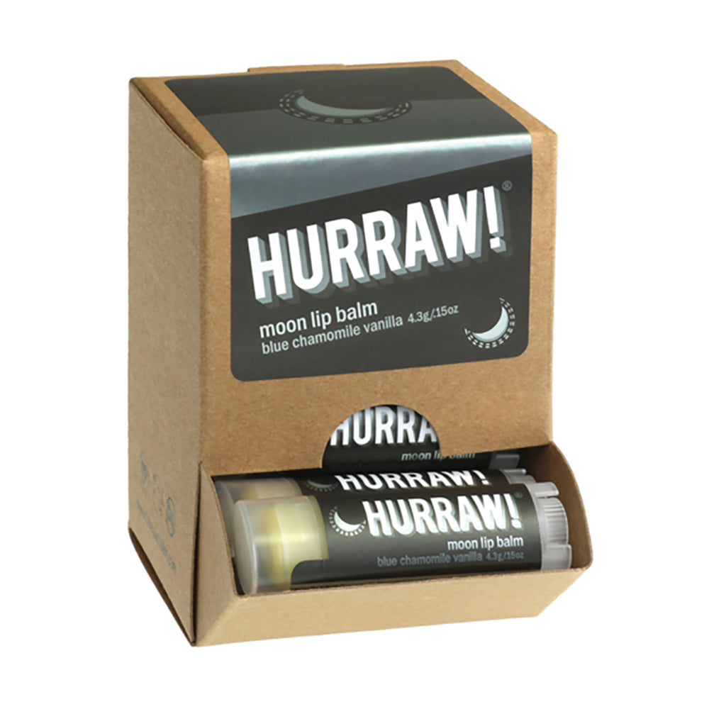 Hurraw Organic Moon Lip Balm Blue Chamomile Vanilla 4.3g