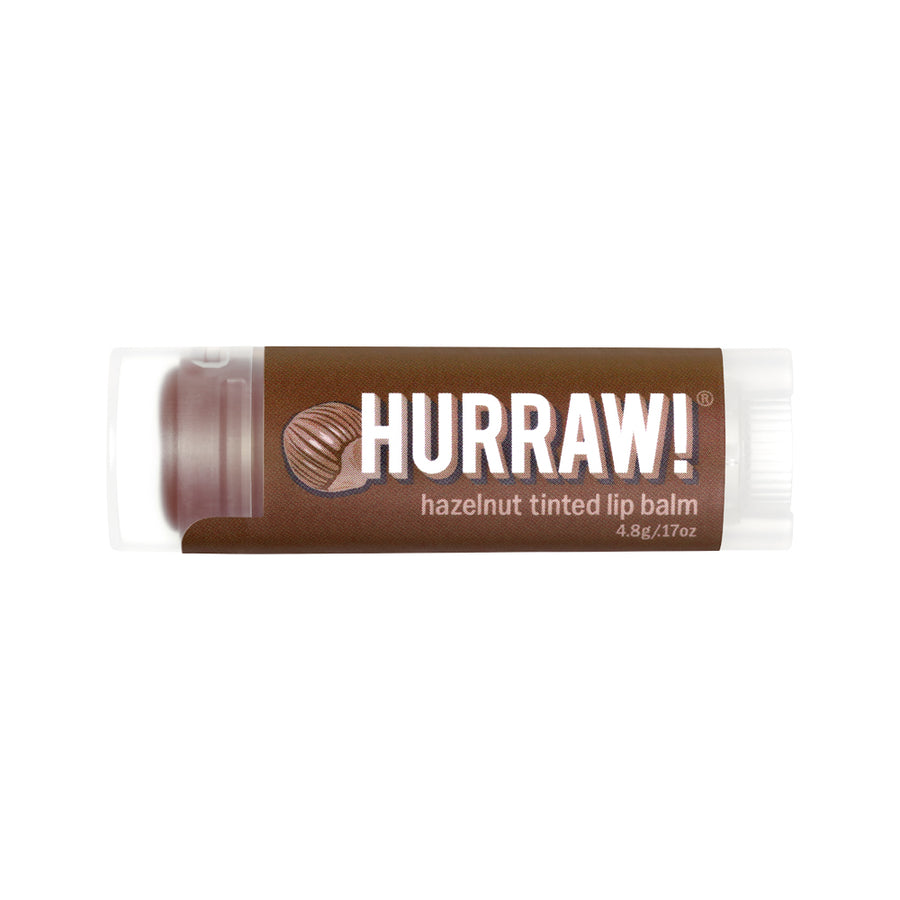 Hurraw! Org Lip Balm Tinted Hazelnut 4.8g