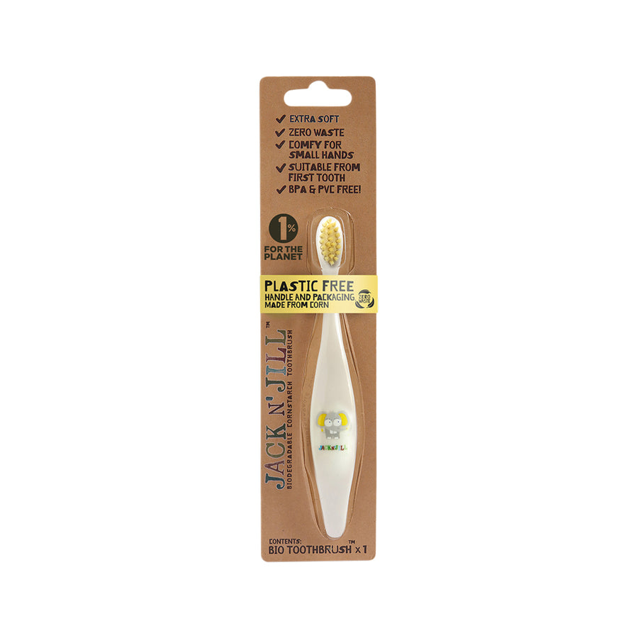 Jack N' Jill Biodegradable Cornstarch Toothbrush Elephant