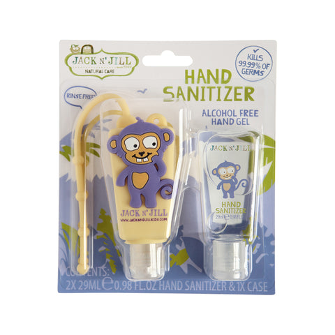 Jack N' Jill Hand Sanitizer Gel Monkey 29ml x 2pk