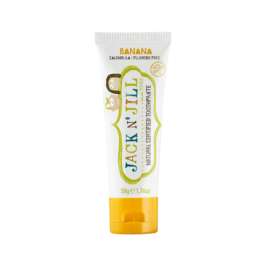Jack N Jill Natural Certified Toothpaste Banana Calendula 50g