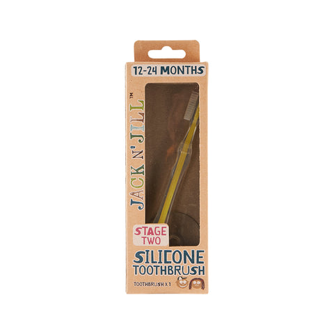 Jack N' Jill Silicone Toothbrush Stage 2 (1 to 2 years)