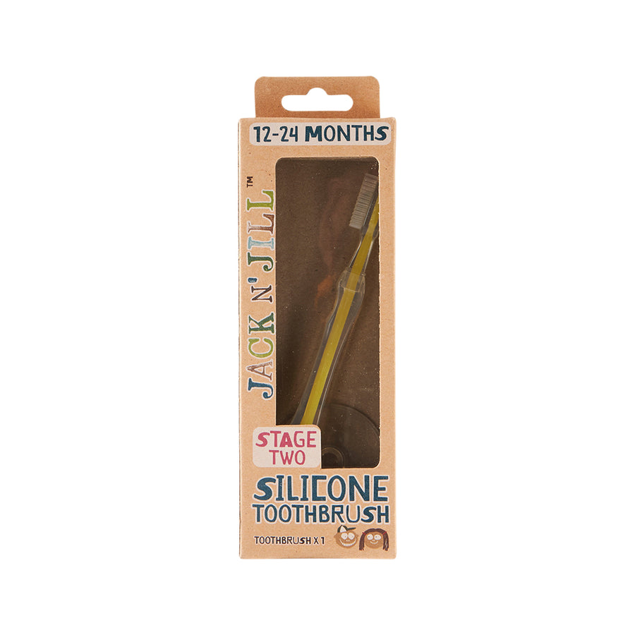 Jack N' Jill Silicone Toothbrush Stage 2 (1 to 2 years)