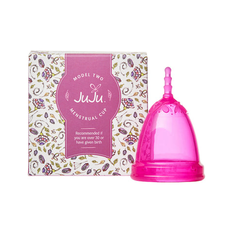 Juju Menstrual Cup Model Two Pink